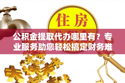 涟源公积金提取代办哪里有？专业服务助您轻松搞定财务难题