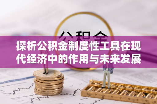 涟源探析公积金制度性工具在现代经济中的作用与未来发展趋势
