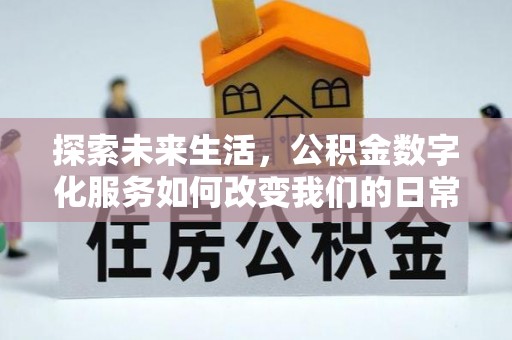 涟源探索未来生活，公积金数字化服务如何改变我们的日常