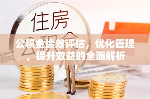 涟源公积金绩效评估，优化管理，提升效益的全面解析